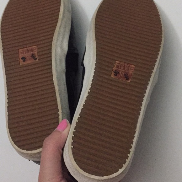 NWOT Frye Dylan leather slip on shoes black sz 9.5 - Picture 6 of 7